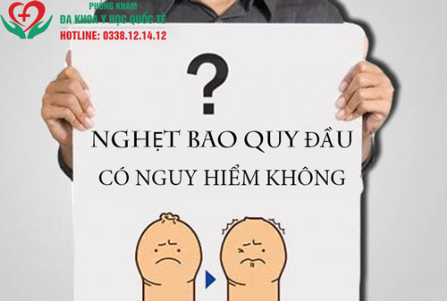 Nghẹt bao quy đầu có nguy hiểm không?