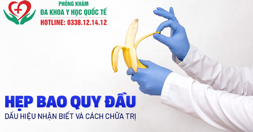 Hẹp bao quy đầu là hiện tượng như nào?