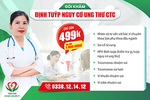 Gói khám định tuýp nguy cơ ung thư CTC-Đa Khoa Y Học Quốc Tế